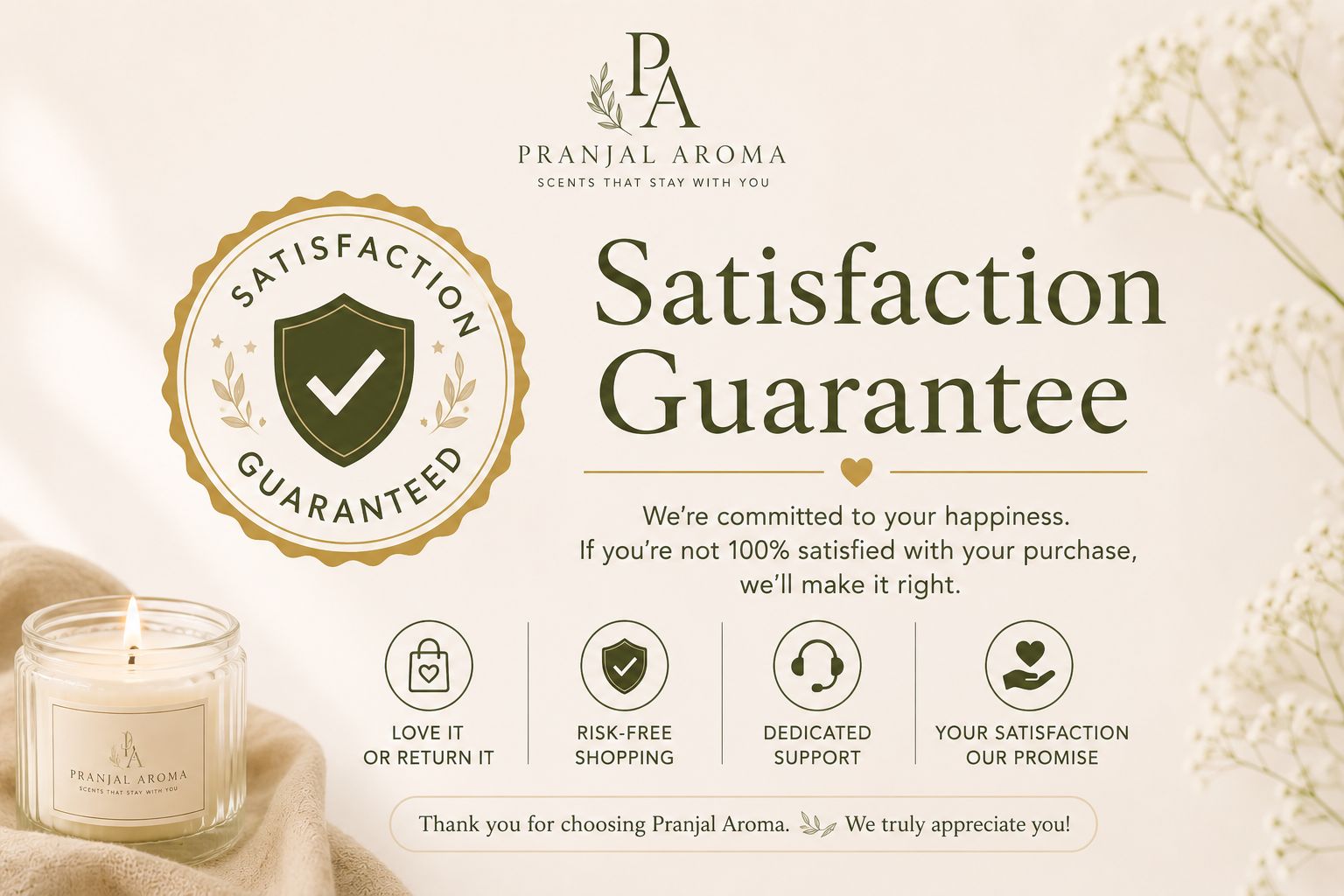 Satisfaction Guarantee